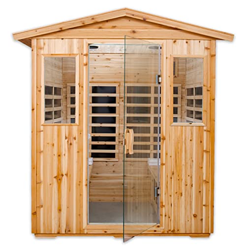 Kanlanth 4-Person Far Infrared Low EMF Sauna