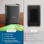 Touchless 1400W Vacuum with Hands-Free Dustpan