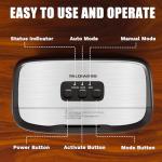 Touchless 1400W Vacuum with Hands-Free Dustpan