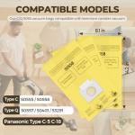 Replacement Vacuum Bags for Kenmore & Panasonic - 12 Pack