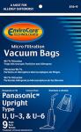 EnviroCare Micro Filtration Vacuum Bags for Panasonic