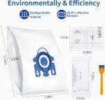 12 Pack Miele GN Vacuum Dust Bags & Filters