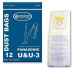 Panasonic U Series Vacuum Cleaner Dust Bags - 12 Pack