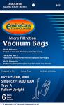 EnviroCare Micro Filtration Vacuum Dust Bags 6-Pack