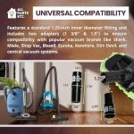 Vacuum Dust Mop Head for Tile & Hardwood Floors