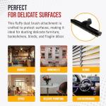 MP Maresh Vacuum Brush for Hardwood & Walls