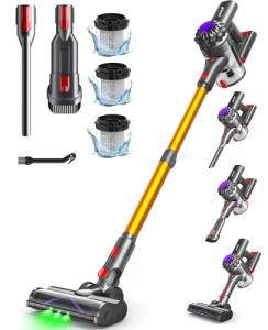 SVHT Cordless Vacuum Cleaner with LED Display