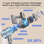 Shieal Cordless Stick Vacuum - Powerful Suction & Runtime