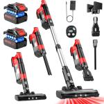 Cordless Stick Vacuum with Dual Batteries and Modes