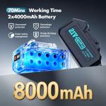 Cordless 700W Vacuum Cleaner with Dual Batteries