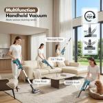 Cordless Stick Vacuum with 2 Batteries and 6 Accessories