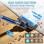 BlueEpic Cordless Vacuum Cleaner - 45KPA Power