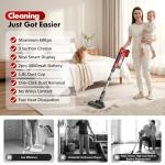 Cordless Stick Vacuum with Dual Batteries and Modes