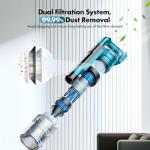 Cordless 700W Vacuum Cleaner with Dual Batteries