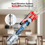 Cordless Stick Vacuum with Dual Batteries and Modes