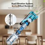 Cordless Stick Vacuum with 2 Batteries and 6 Accessories