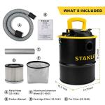 Stanley Portable 4-Gallon Ash Vacuum Cleaner