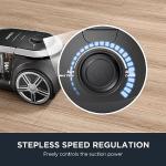 Eureka Bagless Canister Vacuum Cleaner, Lightweight Vac for Carpets and Hard Floors, Silver with Black, NEN180