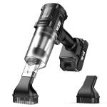 Car Vacuum Cordless, 35000PA Strong Suction Handheld Vacuum with 2 Detachable Batteries, 60Min Runtime Portable Vacuum Cleaner for Car Detailing, Pet Hair, Home Couch & Office, 350ML XL Dust Cup