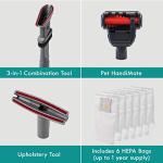 Kenmore Intuition Bagged Upright Vacuum Lift-Up Carpet Cleaner 2-Motor Power Suction with HEPA Filter, 3-in-1 Combination Tool, HandiMate for Floor, Pet Hair, 14pounds, Green