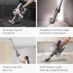 Dyson V8 Cordless Vacuum, Cleans Hard Floors and Carpets, Detangles, Converts to Handheld, 115AW, 2 Power Modes, Up to 40 Minutes¹