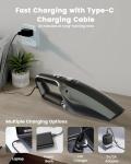 SERVOMASTER Handheld Vacuum Cordless, Car Vacuums Powerful with Rechargeable Battery, Portable Hand Held Vacuum Cordless with Washable HEPA Filter, Mini Vacuums Kit for Men and Women