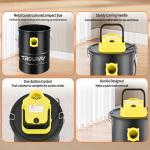 TROURAY 2.6 Gallon Lightweight Ash Vacuum Cleaner