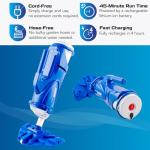 POOL BLASTER Catfish Ultra Rechargeable, Battery-Powered, Pool-Cleaner, Ideal for In-Ground Pools and Above Ground Pools for Cleaning Leaves, Dirt and Sand & Silt.