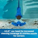 POOL BLASTER Catfish Ultra Rechargeable, Battery-Powered, Pool-Cleaner, Ideal for In-Ground Pools and Above Ground Pools for Cleaning Leaves, Dirt and Sand & Silt.