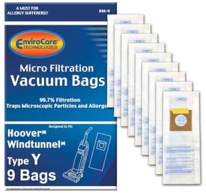 EnviroCare Replacement Micro Filtration Vacuum Bags Made to Fit Hoover Windtunnel Upright Type Y 9 pack