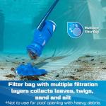 POOL BLASTER Catfish Ultra Rechargeable, Battery-Powered, Pool-Cleaner, Ideal for In-Ground Pools and Above Ground Pools for Cleaning Leaves, Dirt and Sand & Silt.