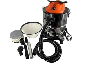 Pellethead Ash Vault Pro | 10-Amp Ash Vacuum for Fireplaces, Pellet Stoves & BBQs – 5-Gal Capacity, Dual HEPA, Heat-Resistant Hose, Steel Tank