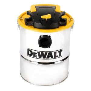 DEWALT Ash Vacuum DXV04A, 4 Gallon Metal Canister, 4 HP Powerful Motor, Strong Suction, and Efficient Filtration Safe Ash Vacuum for Pellet Stoves, Fireplaces, and BBQ Grills