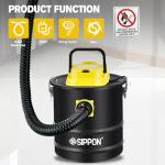 SIPPON Ash Vacuum Cleaner, Pellet Stove Vacuum Cleaner with Blower Function, 800W Powerful Suction 2.6 Gallon All-in-One Ash Vacuum for Fireplaces, Pellet Stoves(Do not Exceed 104°F (40°C)