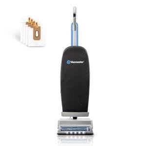 Vacmaster UB0402 Commercial Vacuum Cleaner Ultra-Lightweight 14L Capacity Bagged Upright Vac with LED Headlight and 2-Speed Setting Powerful Suction for Pets, Carpets & Hard Floor