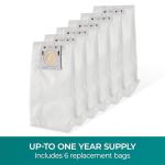 Kenmore IB600 HEPA Replacement Intuition Upright Vacuum Cleaner Bags for BU4022, BU4020, BU4018, BU4050, BU3040,White