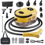 Handheld Steam Cleaner, 10s Fast Handheld Heating Steamer for Cleaning 15-in-1 High Pressure Steam Cleaner for Home & Kitchen, Grease, Grout, Tile,Floor,Couch and Car