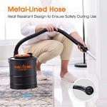BACOENG Ash Vacuum for Pellet Stoves, 4 Gallon Ash Vac, Ash Vacuum Cleaner for Fireplaces, Wood Stove, Pellet Grill