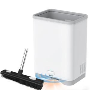 Thamtu Touchless Vacuum Automatic Dustpan Cleaner Pet Hair Remover Vacuum Cleaner with Dust Bag Electric Dustpan for Sweeping Hair Vacuum for Salons Food Dirt Kitchen