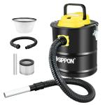 SIPPON Ash Vacuum Cleaner, Pellet Stove Vacuum Cleaner with Blower Function, 800W Powerful Suction 2.6 Gallon All-in-One Ash Vacuum for Fireplaces, Pellet Stoves(Do not Exceed 104°F (40°C)