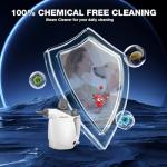 TICYACK Handheld Steam Cleaner, Steam Cleaner with 16 PCS Accessory & Safety Lock, Capacity, Multi-Surface Deep Cleaning for Home, Car, Bathroom, Grout, Floor, Window (White)