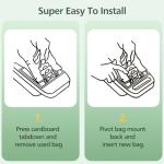 15 Pack Canister Vacuum Cleaner Bags Compatible with Kenmore Canister Type C/Q 5055, 50555, 50557, 50558 and Type C-5, C-18, 53292, 200 Series, 400 Series, 600 Series, 700 Series, 800 Series Vacuum