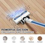 BSNAW Cordless Vacuum Cleaner for Home, 8-in-1 Lightweight Stick Vacuum with 45Mins Runtime, Powerful Suction, Anti-Tangle, Rechargeable Cordless Vacuum for Hardwood Floor Carpet Pet Hair, W-N505