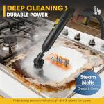 Powerful Steam Cleaner with 26 Accessories and Safety Lock