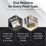 22" Counter-Rotating Brush (CRB) Commercial Carpet & Hard Floor Cleaning Machine – 450 RPM, Quiet 53 dBA, Durable 60 lb Wide-Area Scrubber – Ideal for Banquet Halls, Event Centers & Large Facilities