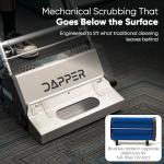 18" Counter-Rotating Brush (CRB) Commercial Carpet & Hard Floor Cleaning Machine – 450 RPM, Quiet 53 dBA, Heavy-Duty 53 lb Scrubber – Ideal for Gyms, Retail & Mid-Size Facilities