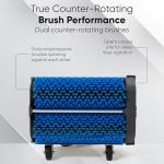 14" Counter-Rotating Brush (CRB) Carpet & Hard Floor Cleaning Machine – 450 RPM, Quiet 53 dBA, Compact 41 lb Commercial Scrubber – Ideal for Offices, Hotels & Small Spaces