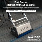 18" Counter-Rotating Brush (CRB) Commercial Carpet & Hard Floor Cleaning Machine – 450 RPM, Quiet 53 dBA, Heavy-Duty 53 lb Scrubber – Ideal for Gyms, Retail & Mid-Size Facilities