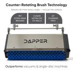 22" Counter-Rotating Brush (CRB) Commercial Carpet & Hard Floor Cleaning Machine – 450 RPM, Quiet 53 dBA, Durable 60 lb Wide-Area Scrubber – Ideal for Banquet Halls, Event Centers & Large Facilities