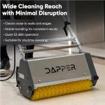 18" Counter-Rotating Brush (CRB) Commercial Carpet & Hard Floor Cleaning Machine – 450 RPM, Quiet 53 dBA, Heavy-Duty 53 lb Scrubber – Ideal for Gyms, Retail & Mid-Size Facilities